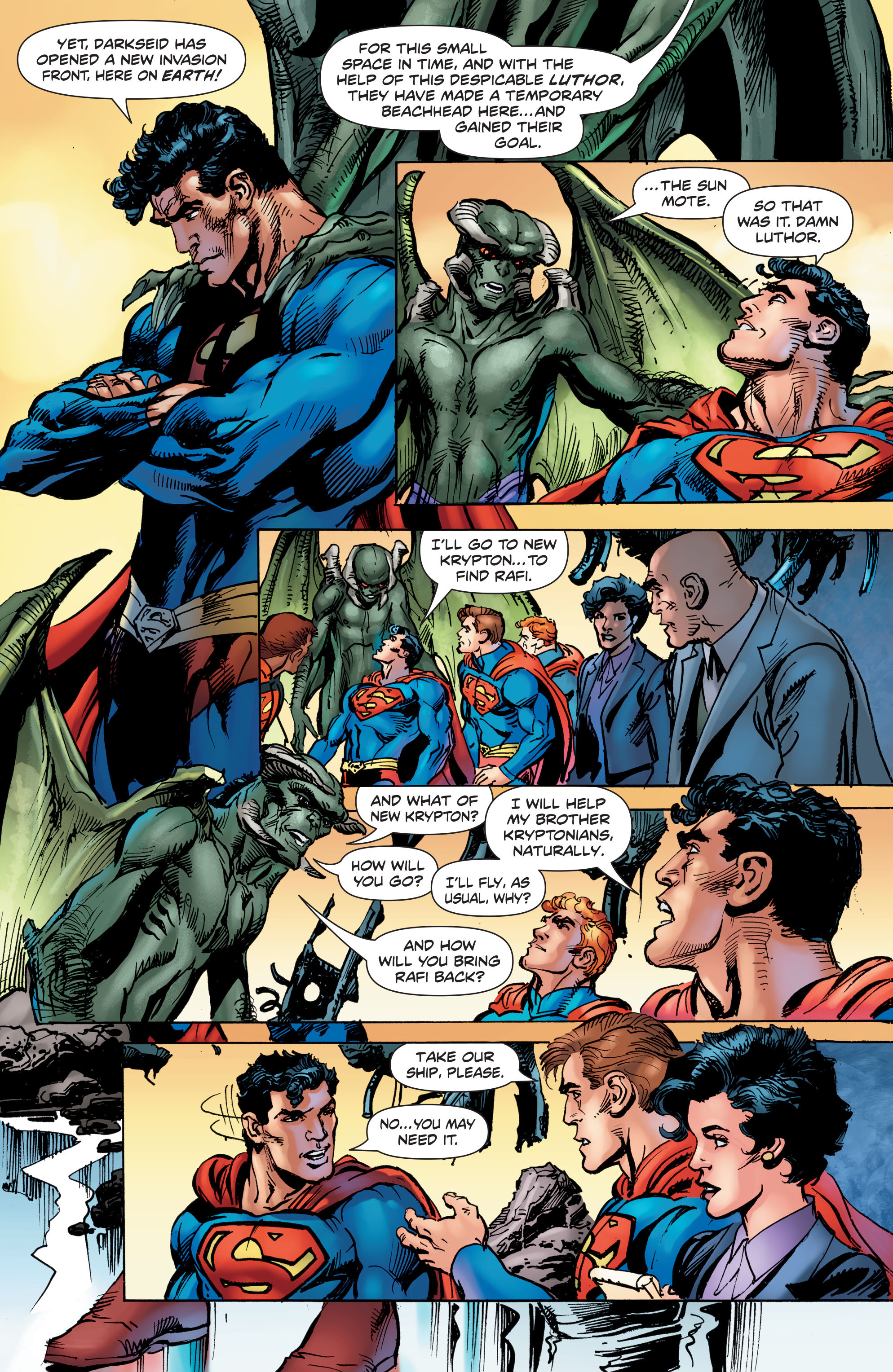 Read online Superman: The Coming of the Supermen comic -  Issue #3 - 6