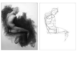 Figure Drawing: Evaluate the surface or planar changes of the contours of the body.
