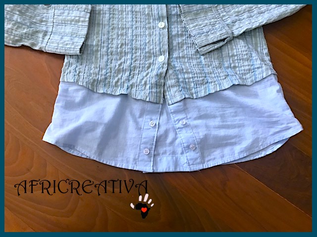 AFRICREATIVA: Come ALLUNGARE una CAMICIA troppo corta e GRAZIE ANGELA!