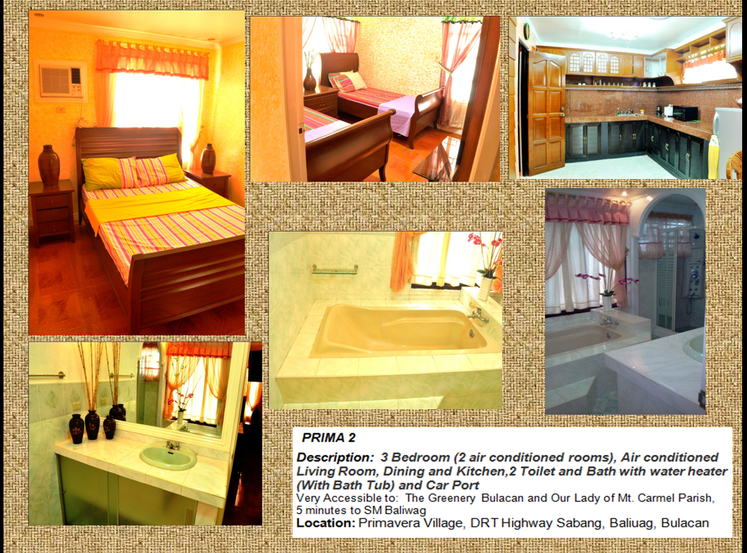 Fully Furnished Transient House Apartment for rent in Baliwag Bulacan