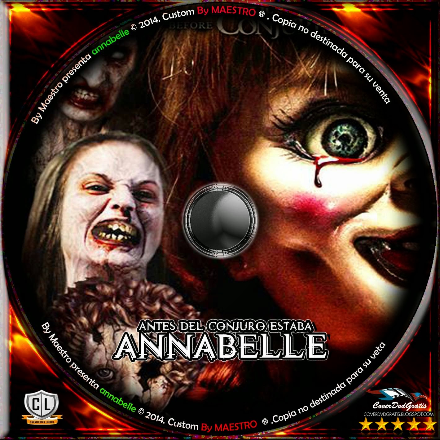 Annabelle DVD COVER 2014 ESPAÑOL Archivos CoverDvdGratis