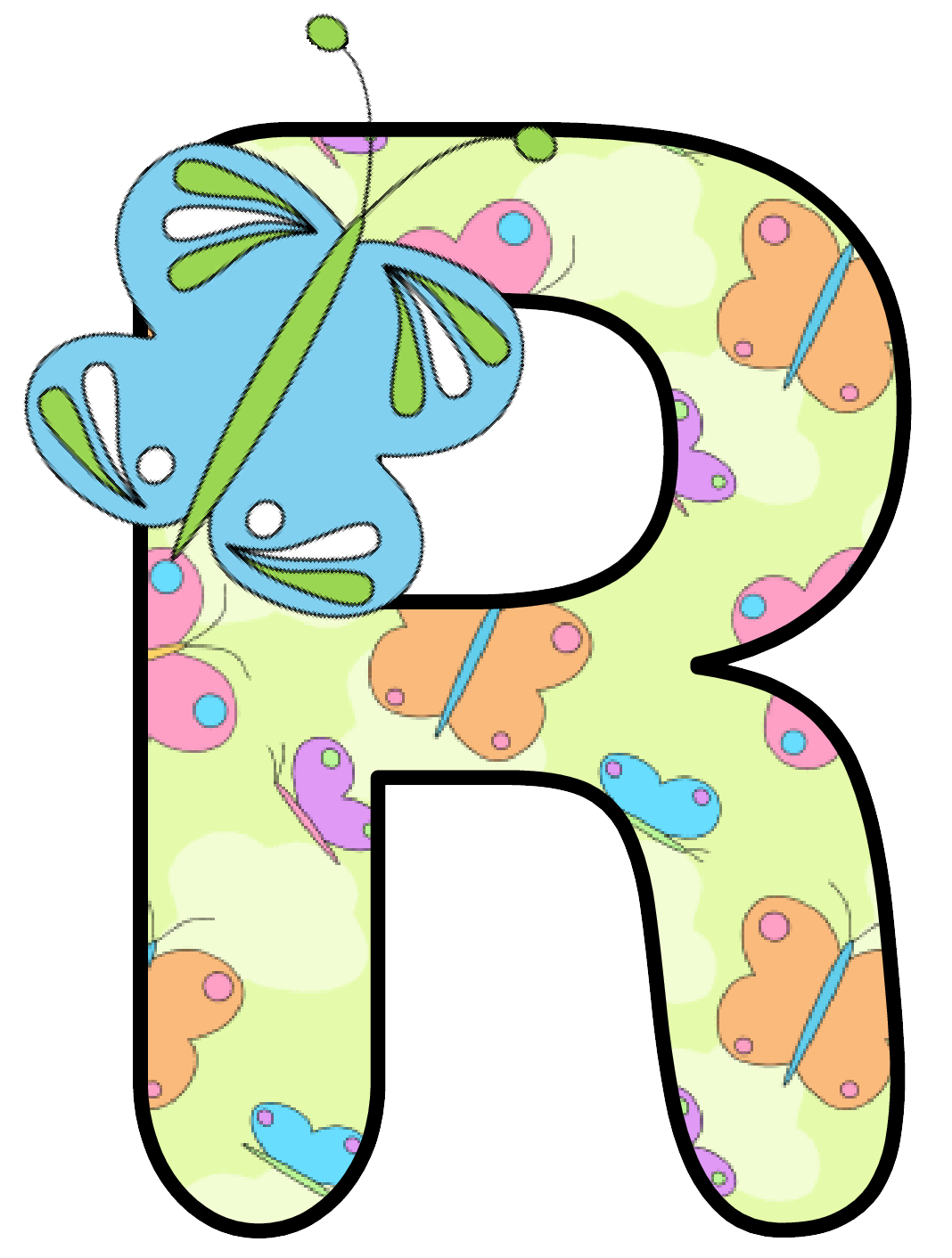 Abecedario con Mariposas. Alphabet with Butterflies. Oh my Alfabetos!