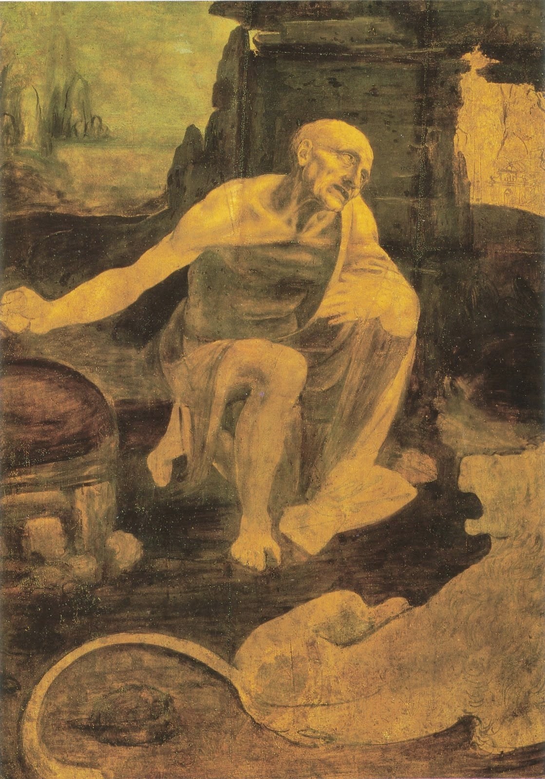 SAN GEROLAMO Saint Jér´me Leonardo da Vinci