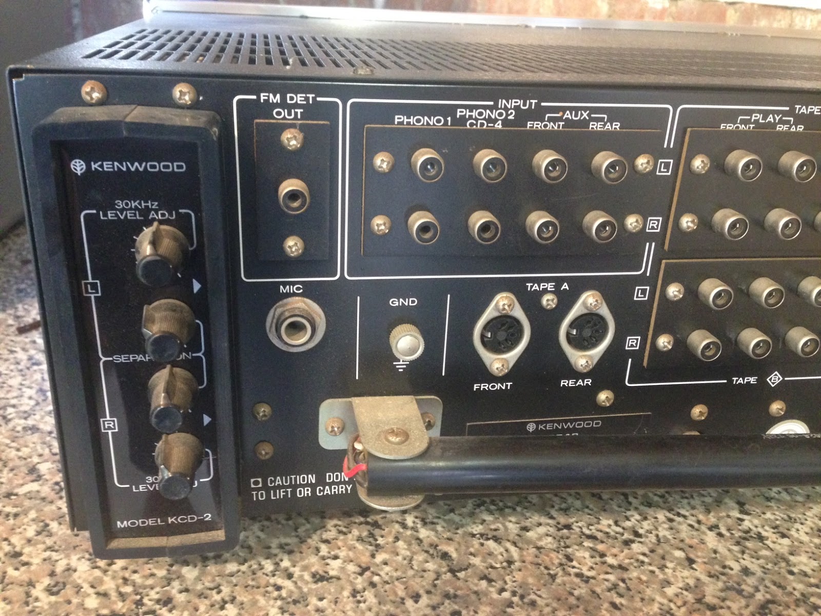 Kenwood KR8340 vintage quad (quadraphonic) receiver