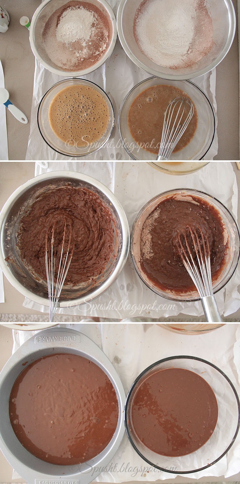 Spusht baking and decorating a three tier cake at home