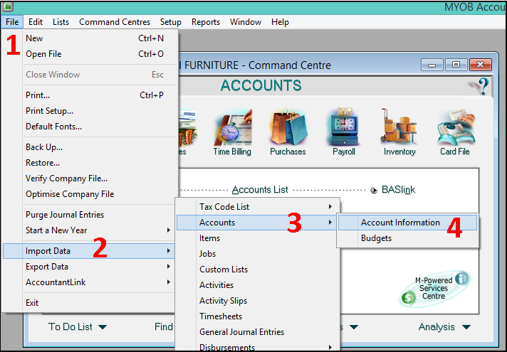 Cara Import Daftar Akun Dari Excel Ke MYOB
