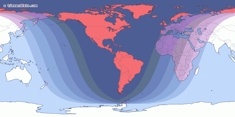 Night Sky, January 2019: What You Can See Map%2Bof%2BUSA%2BJan%2B20%2Bblood%2Bmoon%2B2019