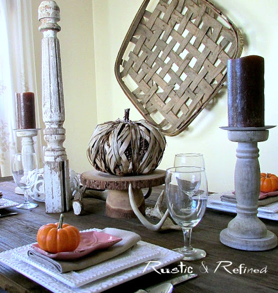 Quick and easy Fall centerpiece