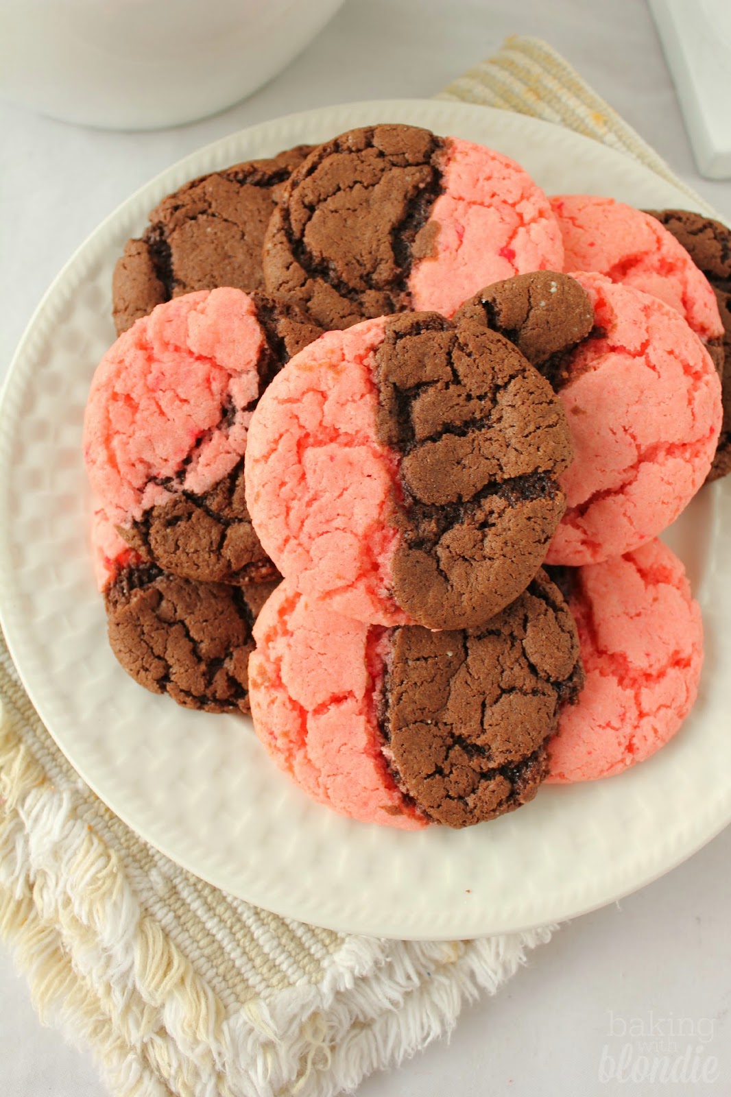 Strawberry Chocolate Cookies