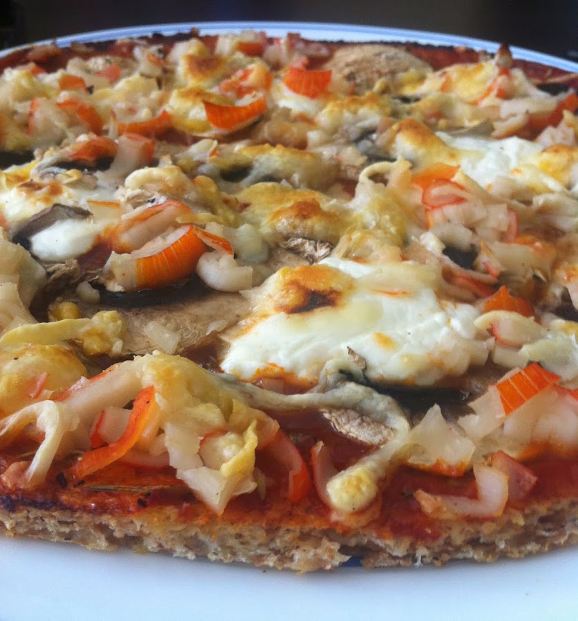 Pizza de avena light