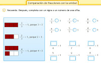 Resultado de imagen de santillana fracciones DE UN NUMERO