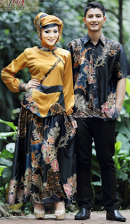 Model Baju Batik Gamis Sarimbit Serasi