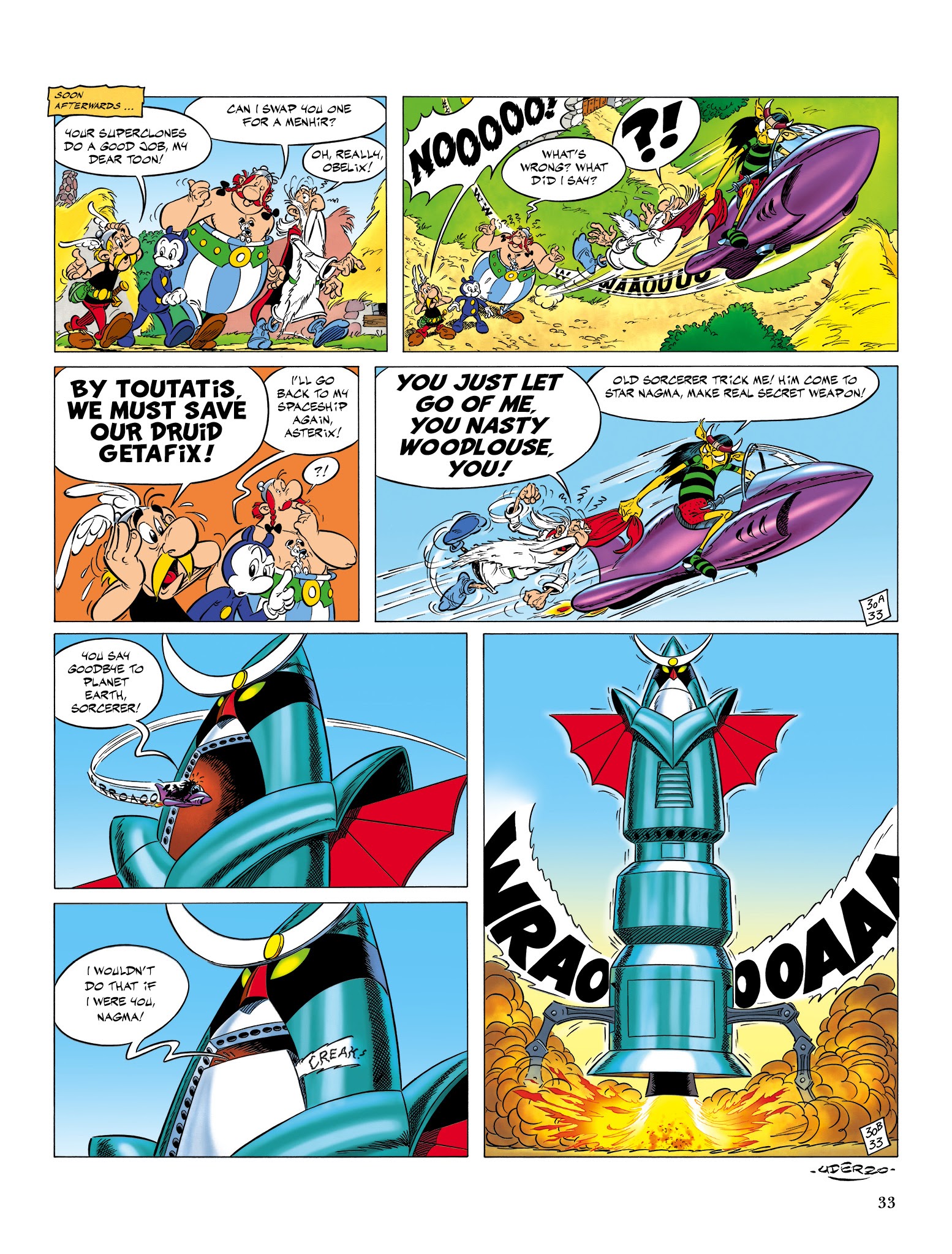 Read online Asterix comic -  Issue #33 - 34