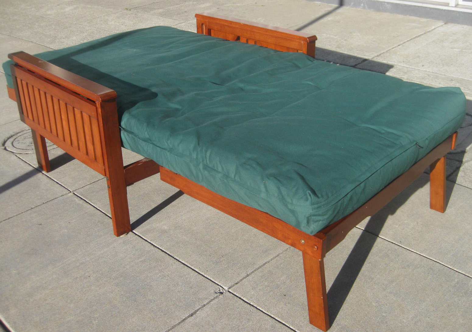 UHURU FURNITURE & COLLECTIBLES SOLD Twin Futon Chair with Nice Frame