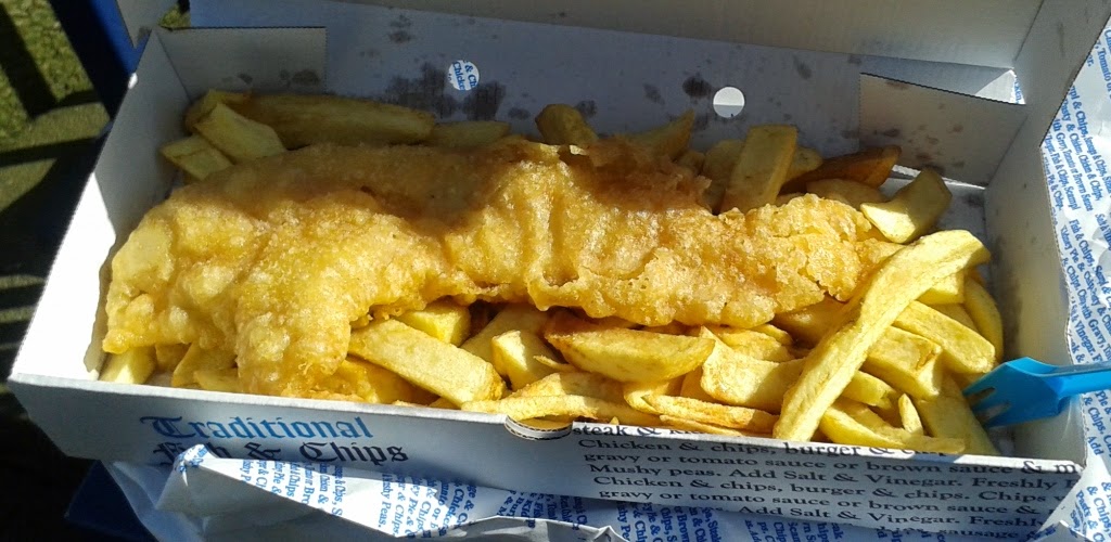 Gluten free fish and chips from Oldswinford Fish & Chips in Stourbridge. Delicious