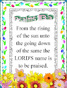 Spring / Easter Pictures/ Glitter Graphics (psalms )
