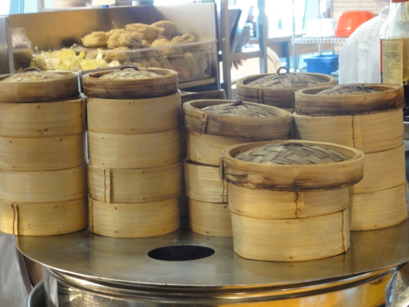 Wah Nam Hong restaurant markthal bamboo steamer baskets