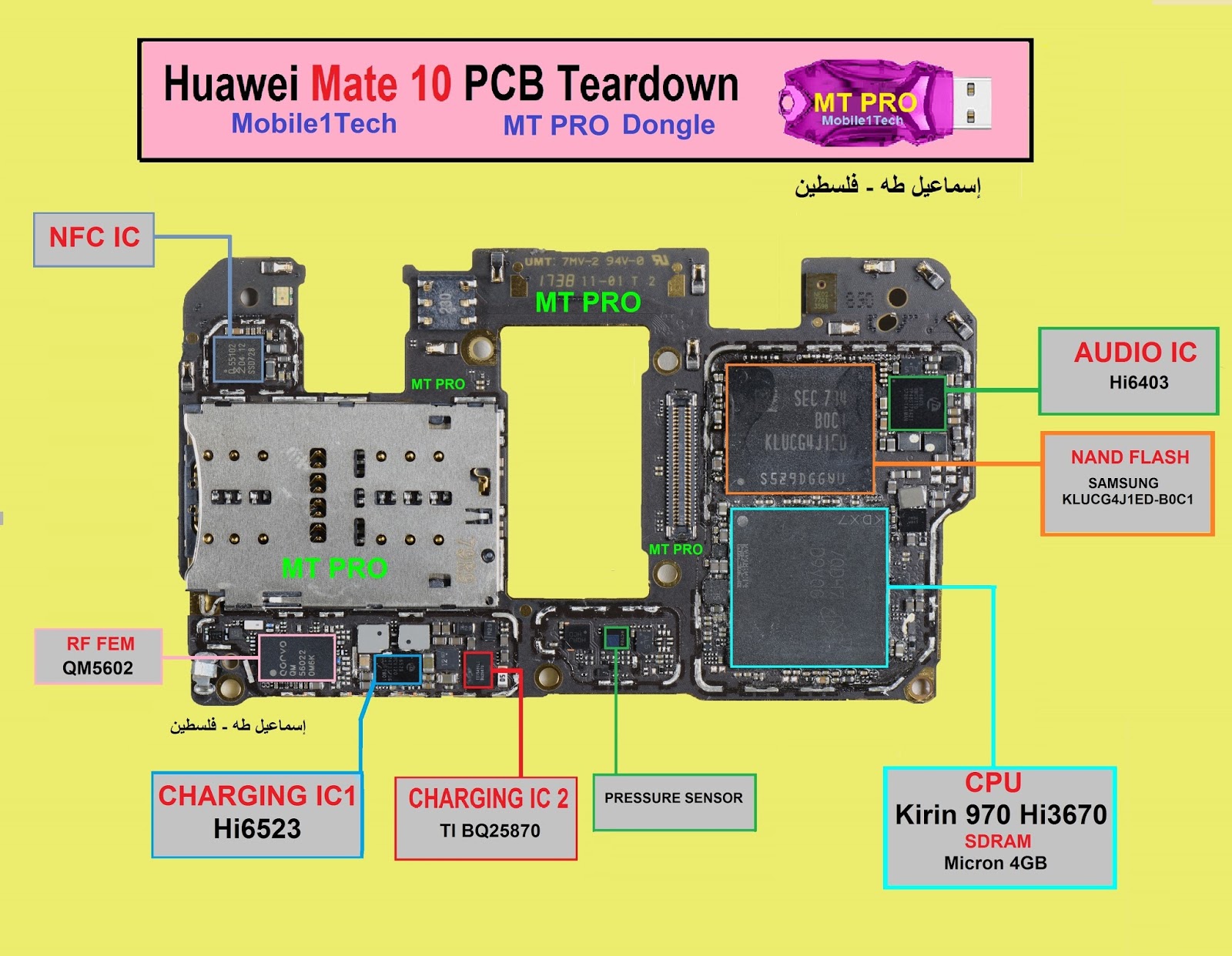 Huawei Mate 10 Pcb Teardown
