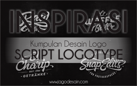 Kumpulan Desain Logo Script Logotype  Jago Desain