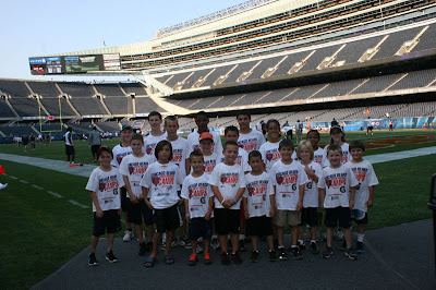 bears leadership youth chicago football library winners award camp