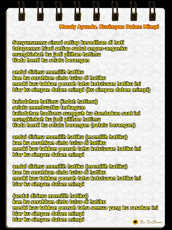 Lirik Lagu Untuk Apa Maudy Ayunda