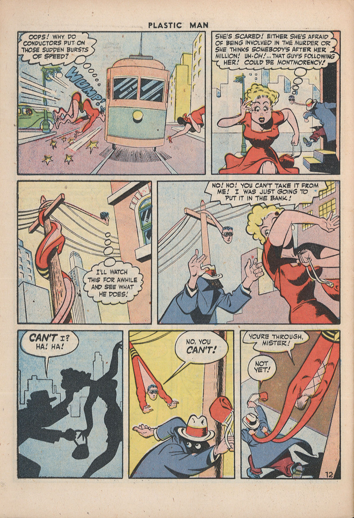 Read online Plastic Man (1943) comic -  Issue #5 - 48