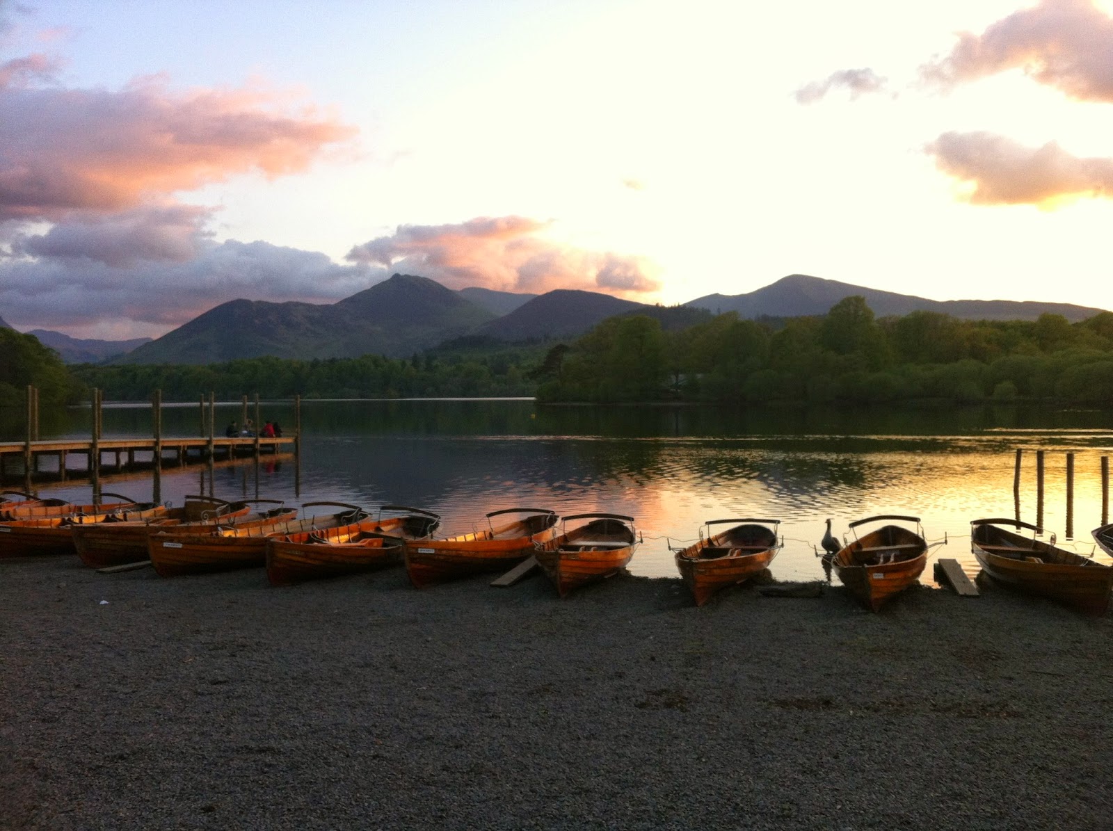 Christmas day dinner in derwentwater