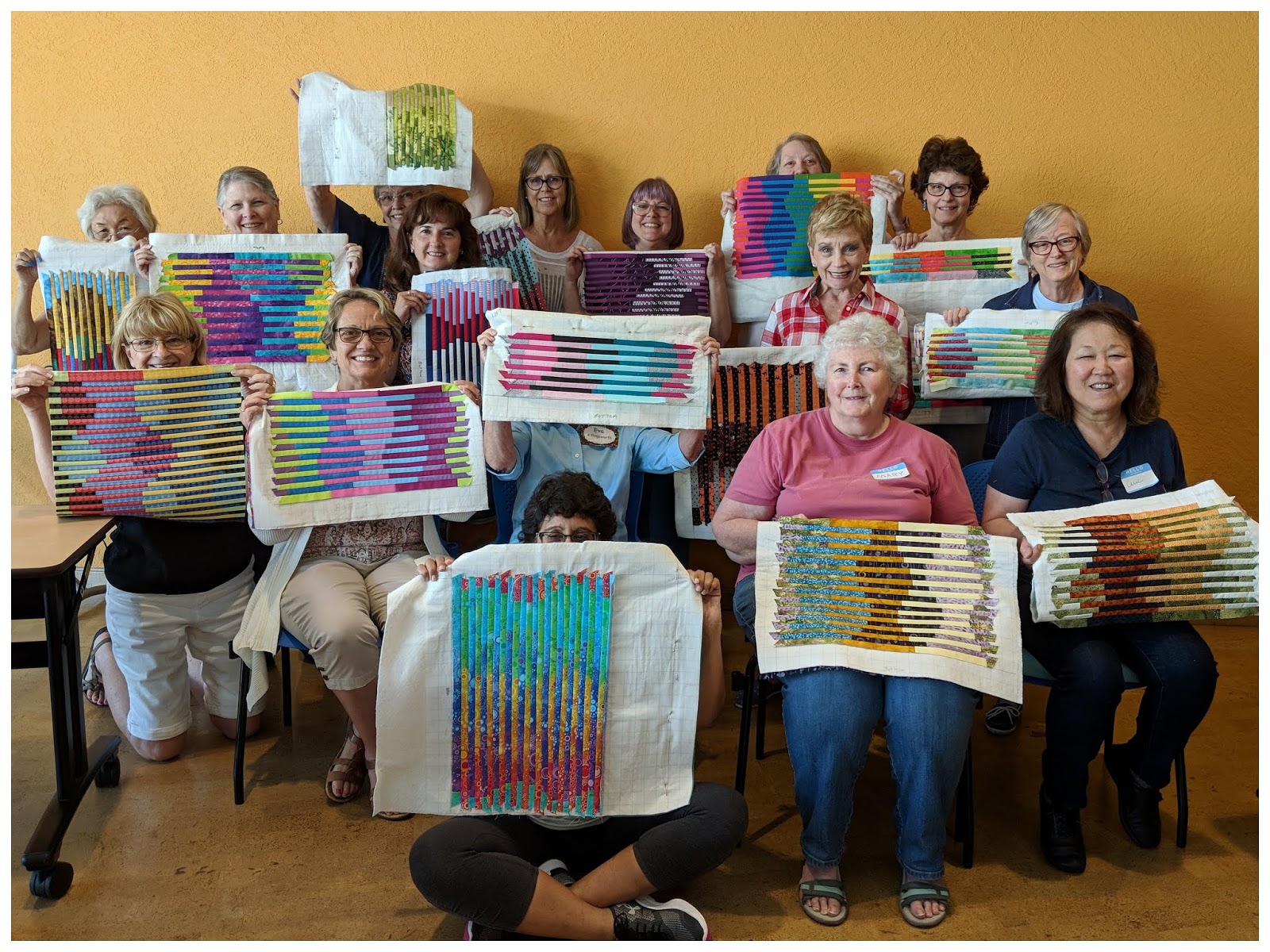 South Bay Quilters Guild Intriguing Interleave Inductees