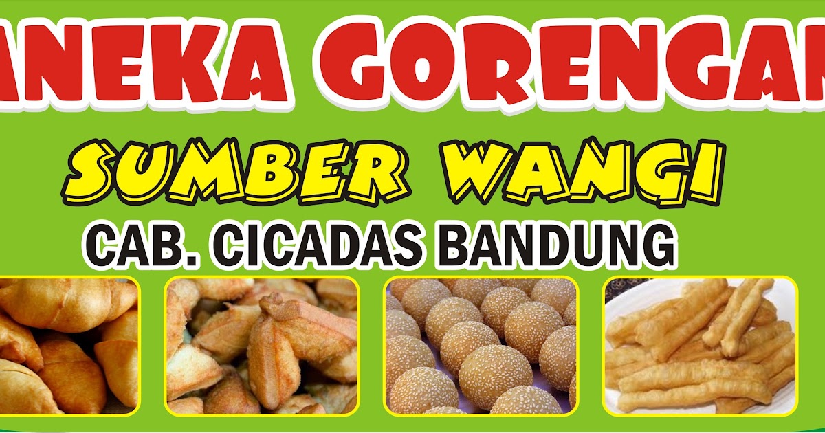 25+ Inspirasi Keren Banner Gorengan Cdr Jeromesitaly
