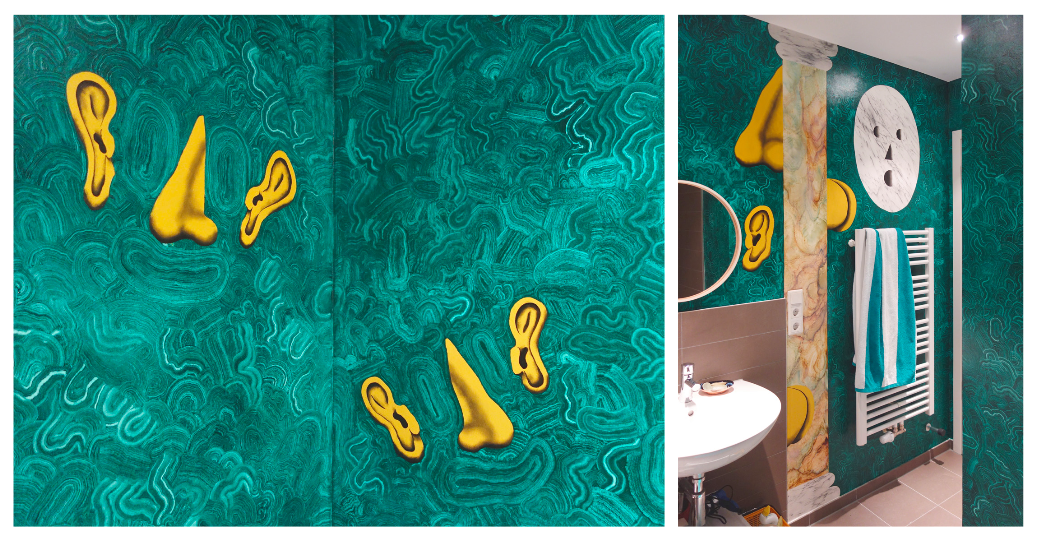 Hoolawhoop Sarah Margnetti Charlotte Herzog S Bathroom Oil Sarah Margnetti Charlotte Herzog S