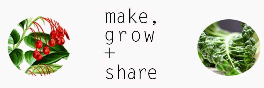 make, grow + share