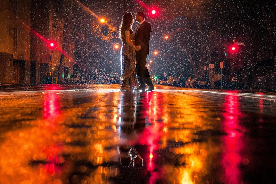 Bộ ảnh tình yêu dưới mưa khiến người xem ngỡ ngàng