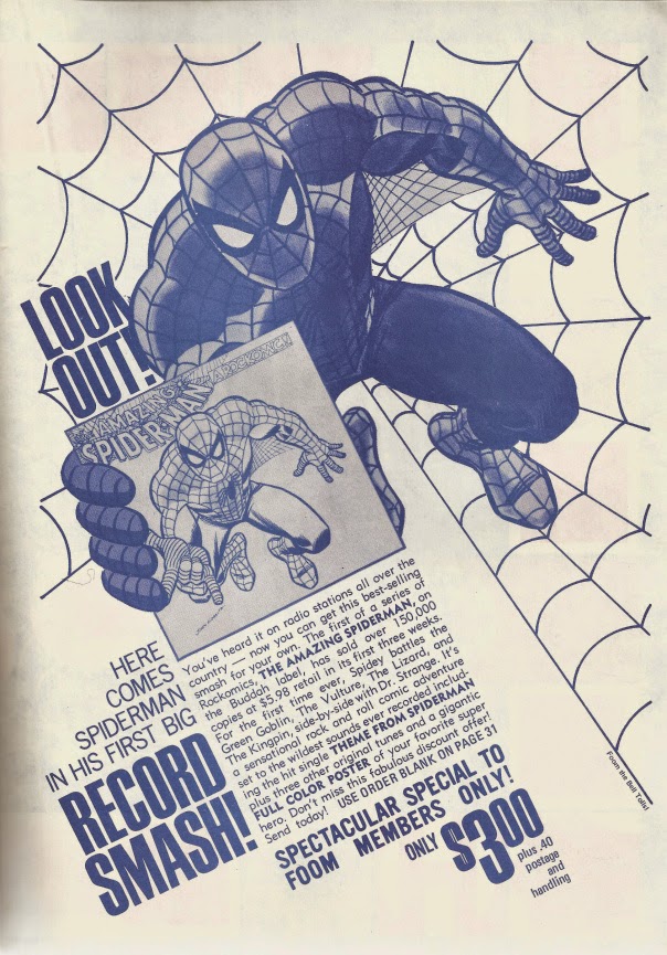 The Amazing Spider-Man Rockomic (Rock Comic): From Beyond the Grave (1972)