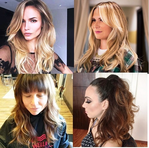 Flattering Long Hairstyles For Round Faces