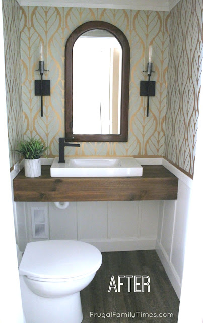 No Rough In No Problem Our Diy Basement Bathroom From A