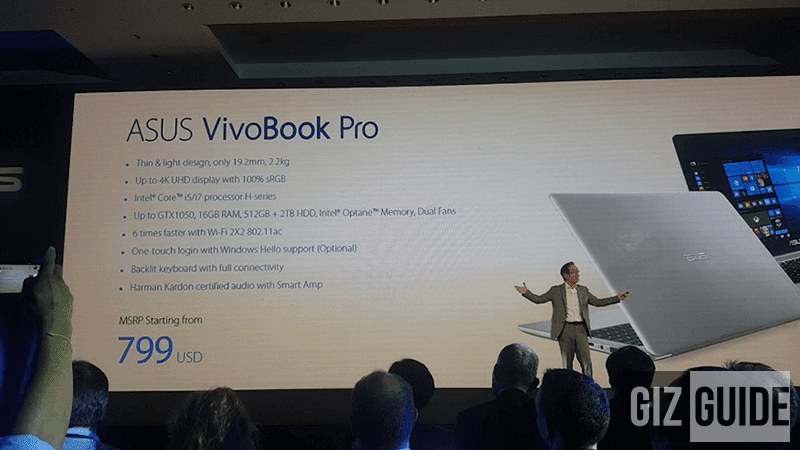 Asus VivoBook Pro Has Up To 4K UHD Screen For Less
