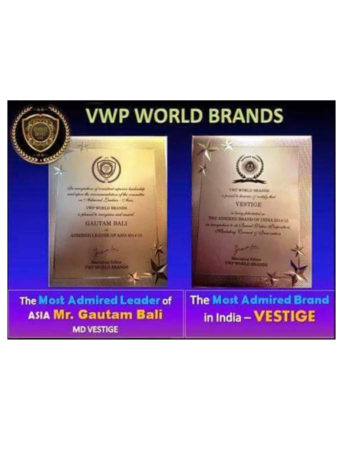 Vestige Certificate Vestige Marketing Pvt.Ltd Vestige All Legal