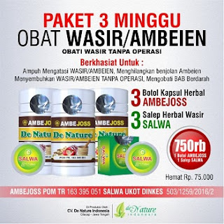 obat wasir de nature paket 3