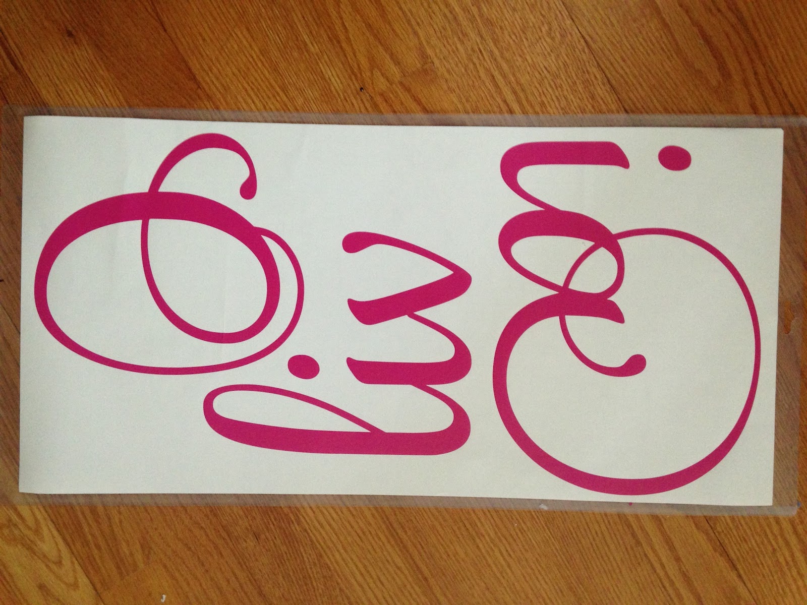 How to Hang a Large Vinyl Wall Decal (Silhouette Tutorial Part 2 of 2