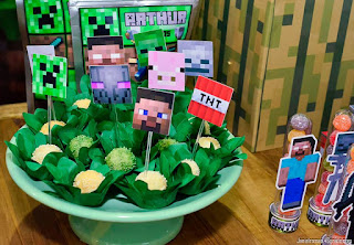 Festa para Menino com Decoração Inspirada no Minecraft