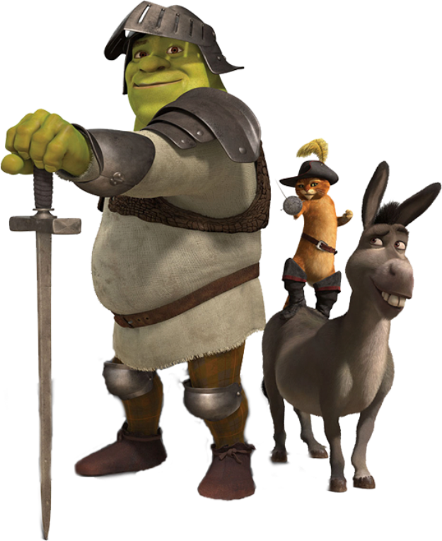 Шрек рыцарь картинки