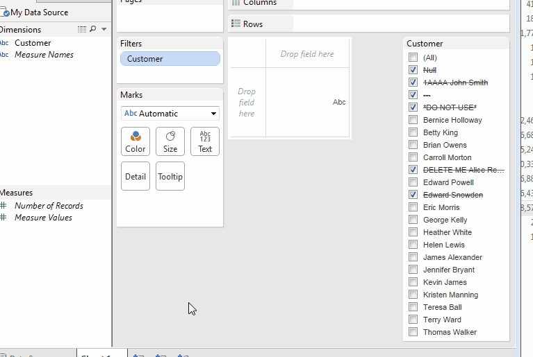 Tableau Fanboy How to Clean Your Filter