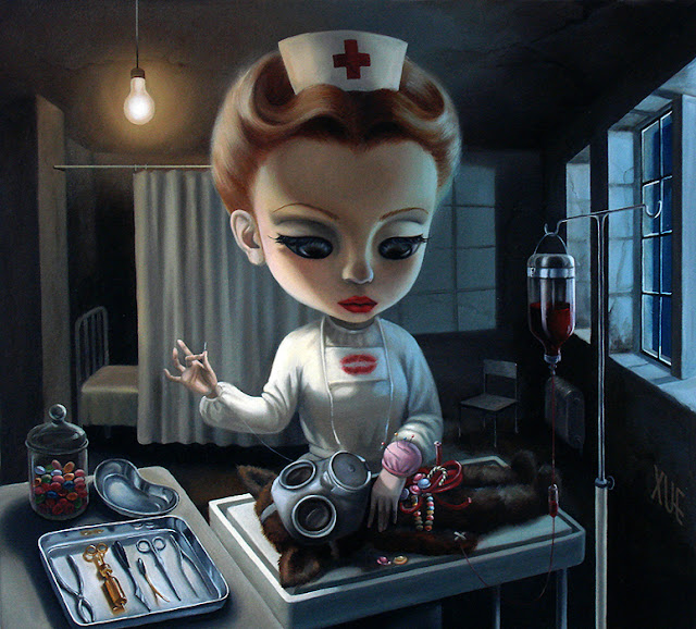 The Creepy Paintings Of Xue Wang