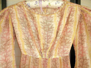All The Pretty Dresses: 1820's Cotton Print Dress