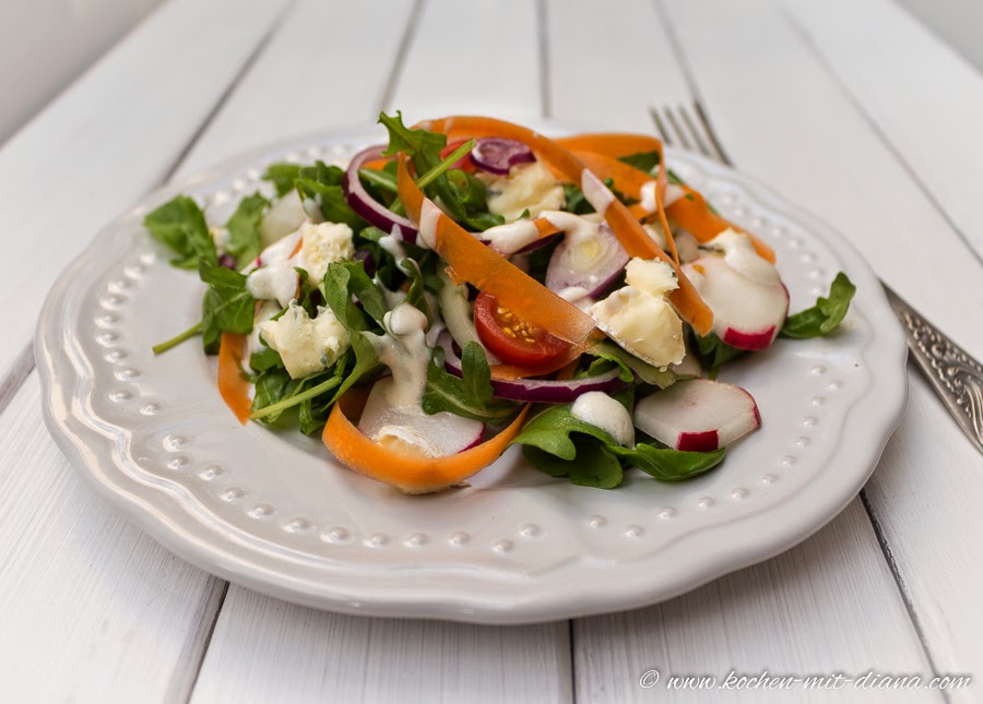 Salat mit Gorgonzola | Kochen mit Diana