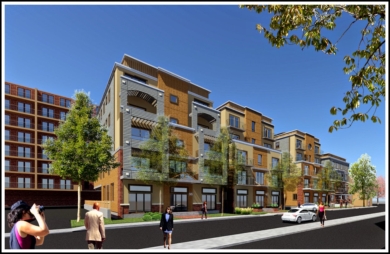 Dextor A. Edwards Architect Urban apartment infill streetscape