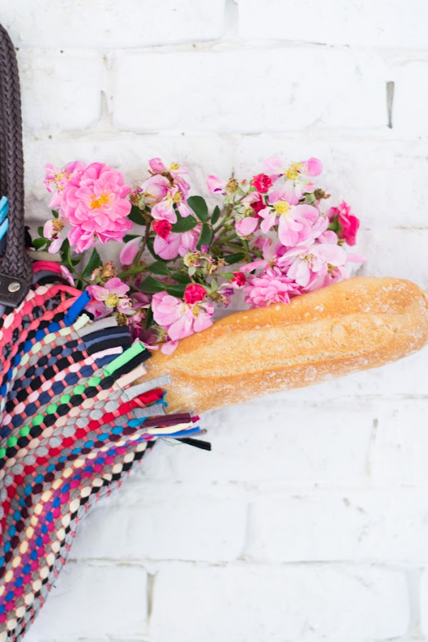 Bolsa para la compra con un salvamantel diy