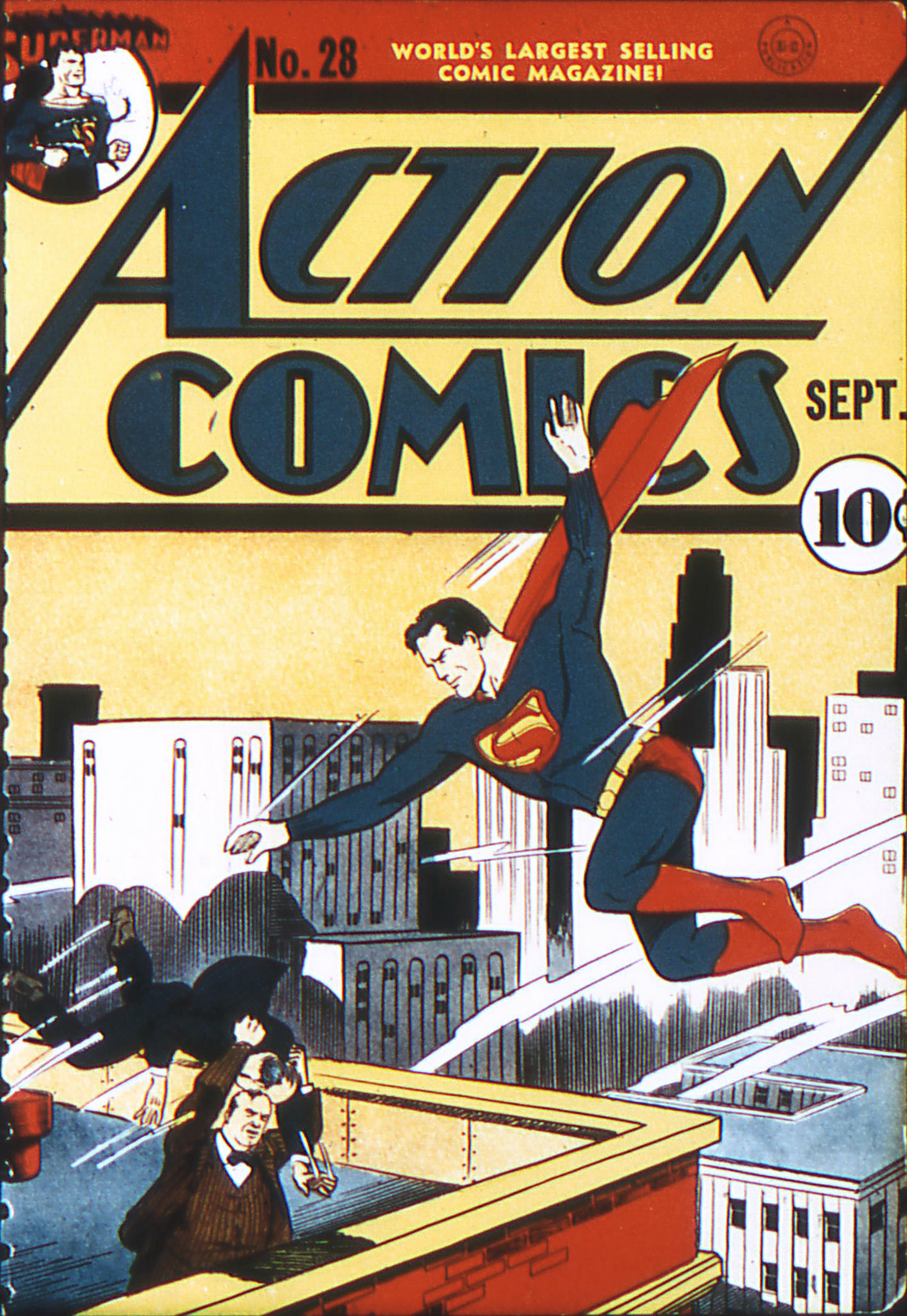 Read online Action Comics (1938) comic -  Issue #28 - 1