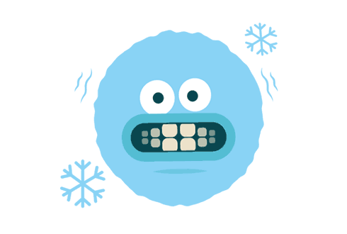 Смайлик замерз картинки