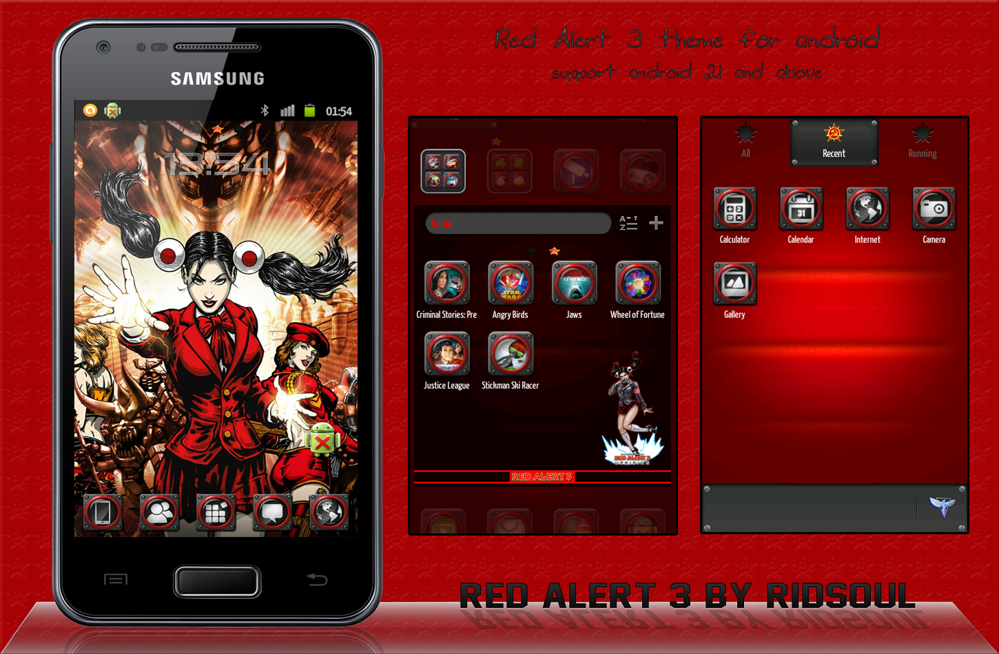 Red Alert 3 Android Theme